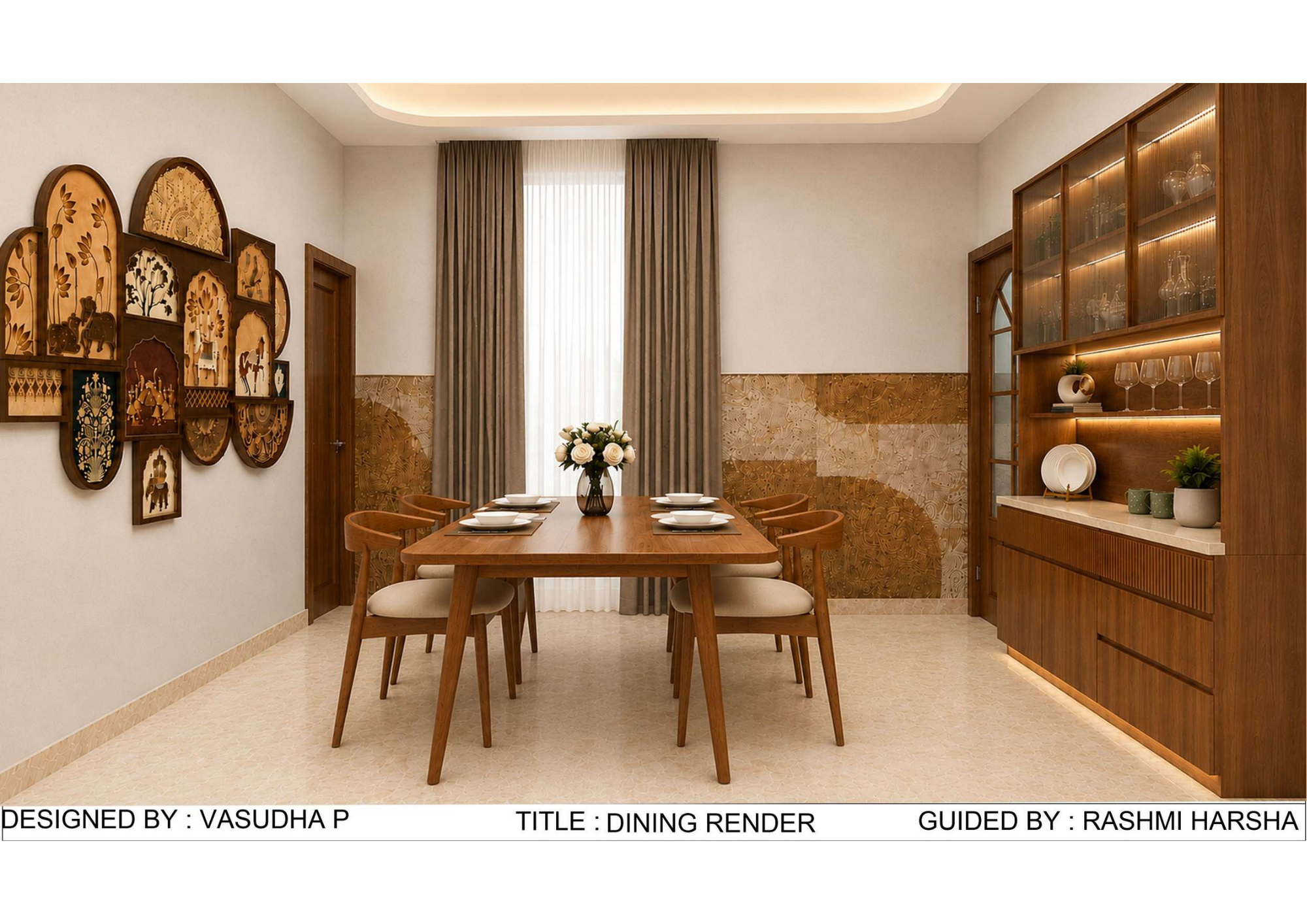 Interior Student portfolio works
